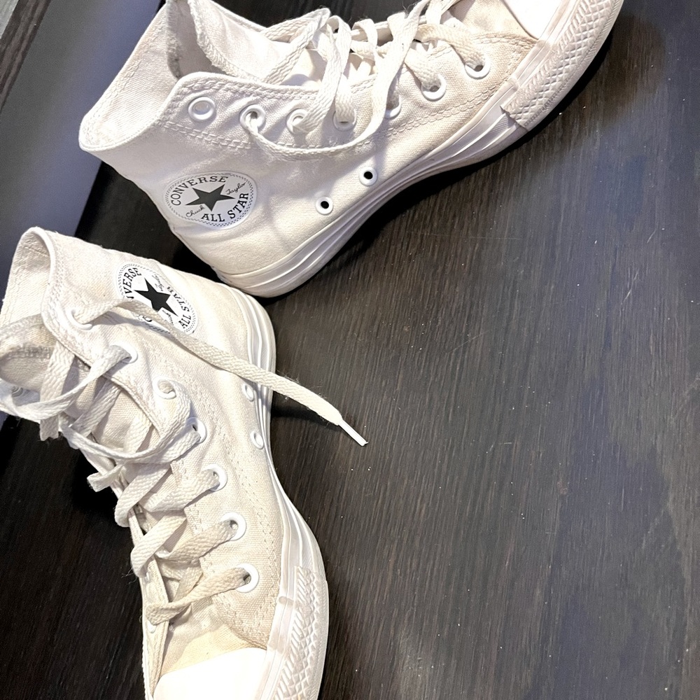 White high top converse